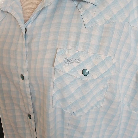 Outback Trading Co Outdoors Snap Front Shirt Sz 2X - Picture 2 of 6